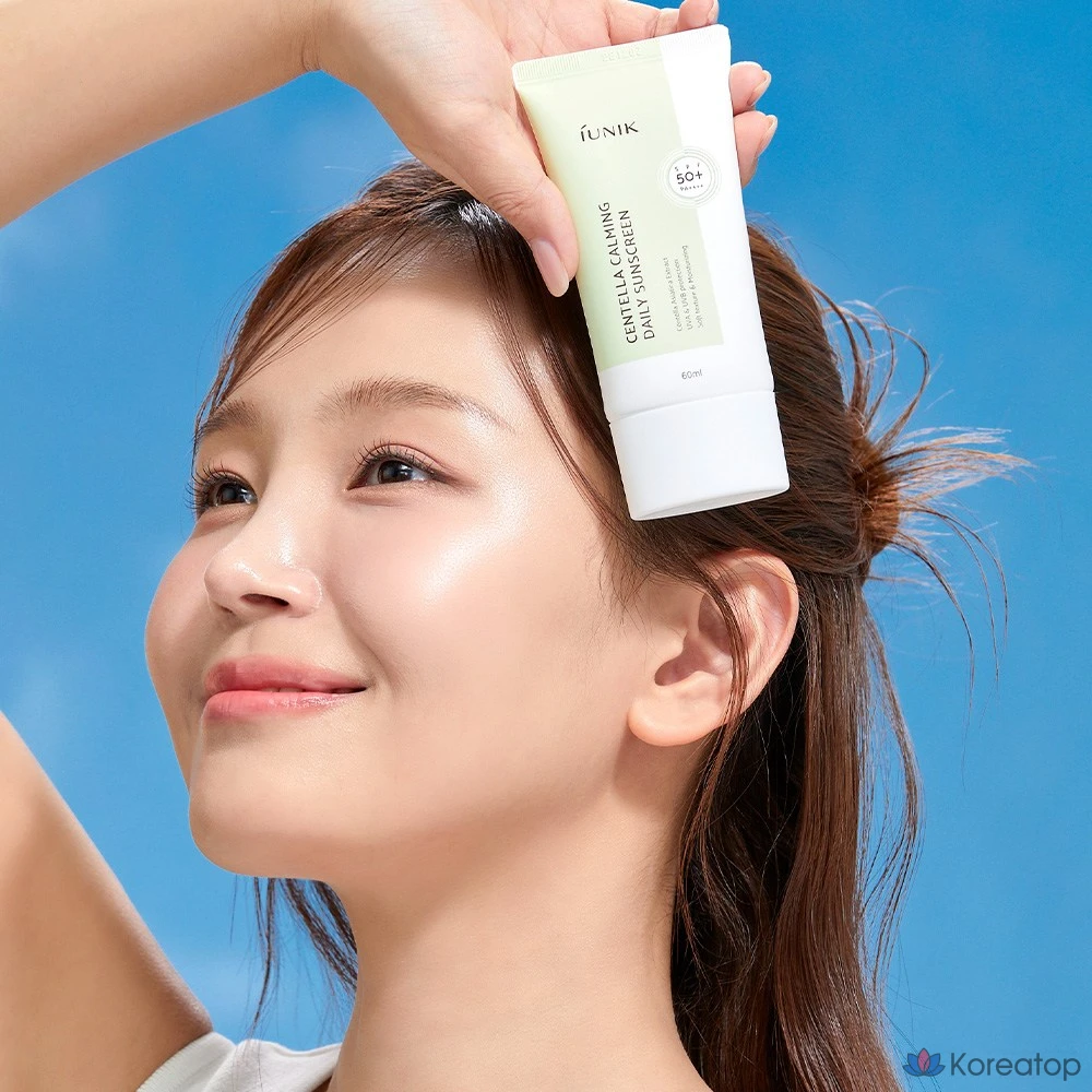Солнцезащитный крем 9wishes Iunik Centella Calming Daily Sunscreen, 60 мл, 1 шт.