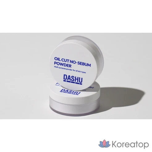 Пудра для мужчин Dashu Men&#039;s Oil Cut No-Sebum, 5 г, белая