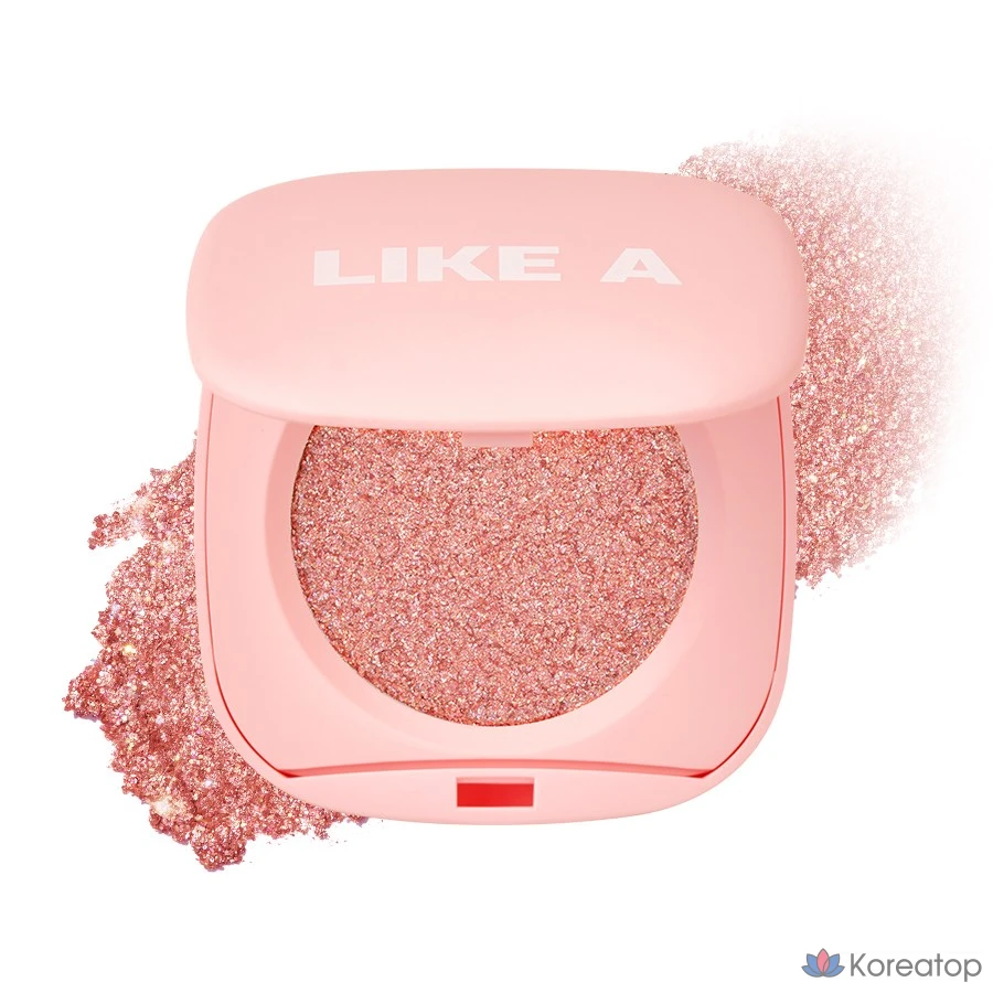 Тени для век BLESSED MOON Like a Eyeshadow 3 г, оттенок Shell We Peach, 1 шт.