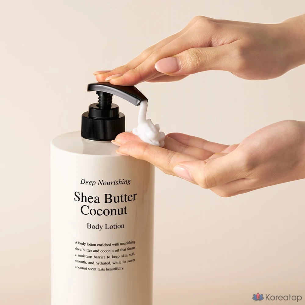 Питательный лосьон для тела AVCA с маслом ши и кокосом, 1 шт., 1 л