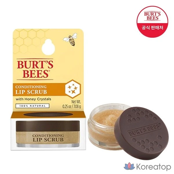 Скраб для губ Burt's Bees Conditioning Lip Scrub, бесцветный, 7,08 г, 1 шт.
