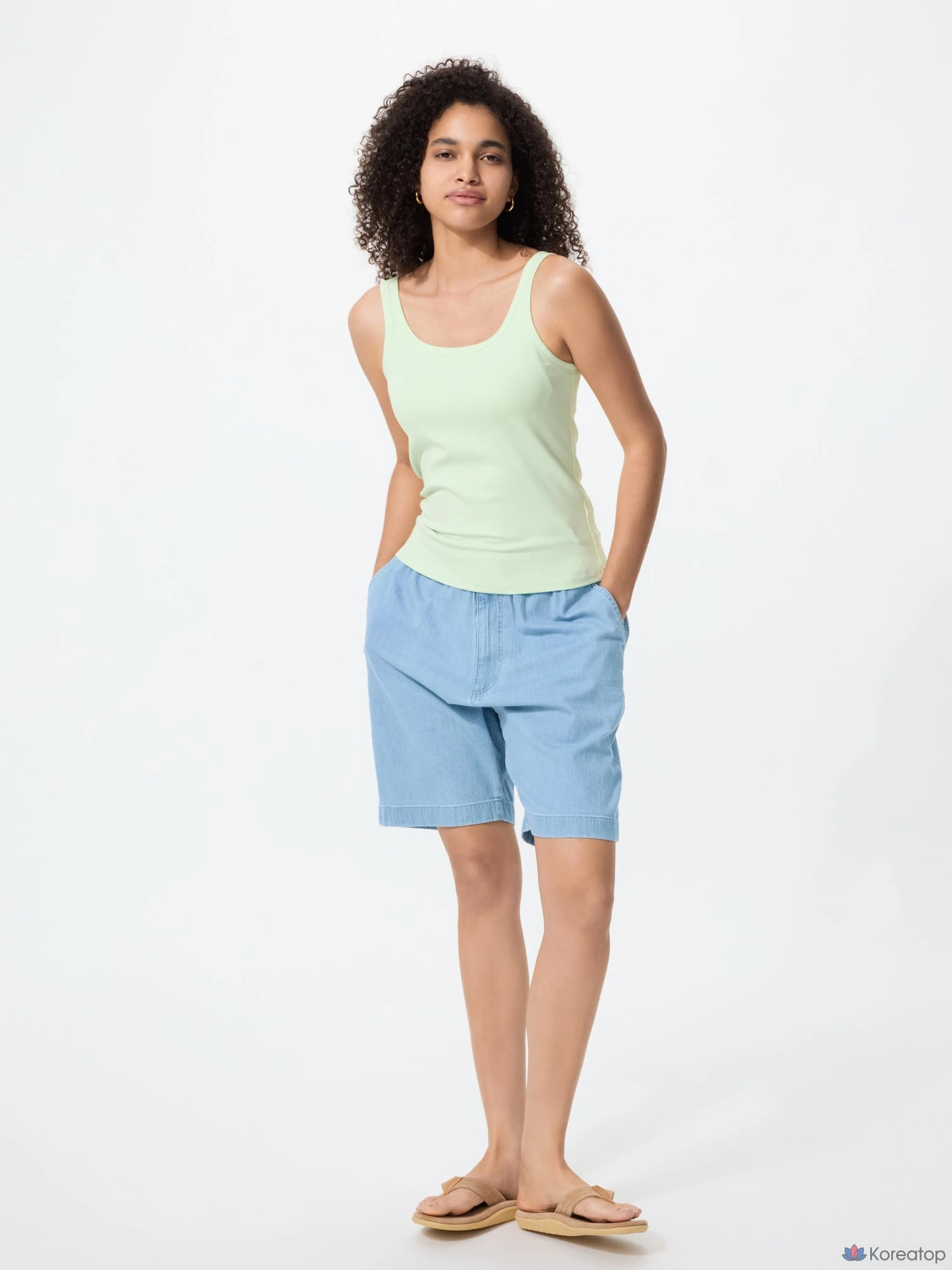 Топ-бра Uniqlo AIRism Cotton Bra Tank Top