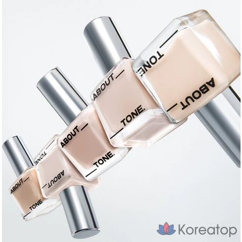 ABOUT TONE Тональный крем для лица матирующий Корея с spf 30 Skin Layer Fit Foundation, 30 мл, 21 Холодный оттенок