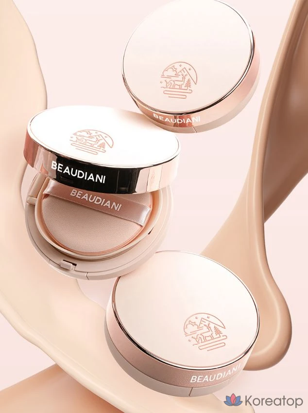 Кушон Beaudiani Mesh Tight Up Cushion Foundation Refill, оттенок 01 Natural Daily, 12 г, 1 шт., фото 6