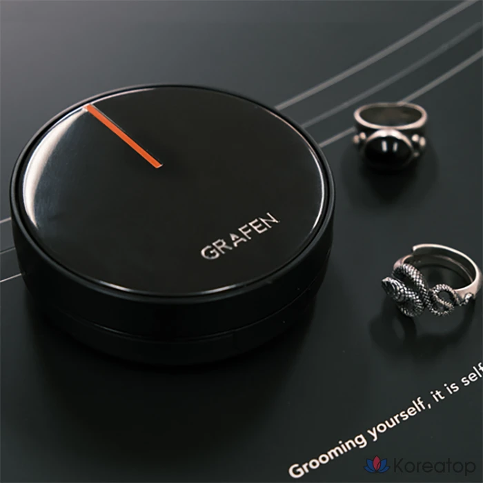 Тональный крем-кушон GRAFEN Men's Handsome Cover Cushion Face Makeup, 14 г, № 3, 1 шт., фото 2