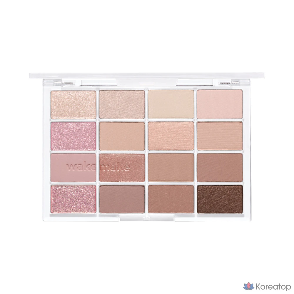 Палетка теней для век WAKEMAKE Soft Blurring Eye Palette, оттенок 02 Saenggi Blurring, 1 шт.