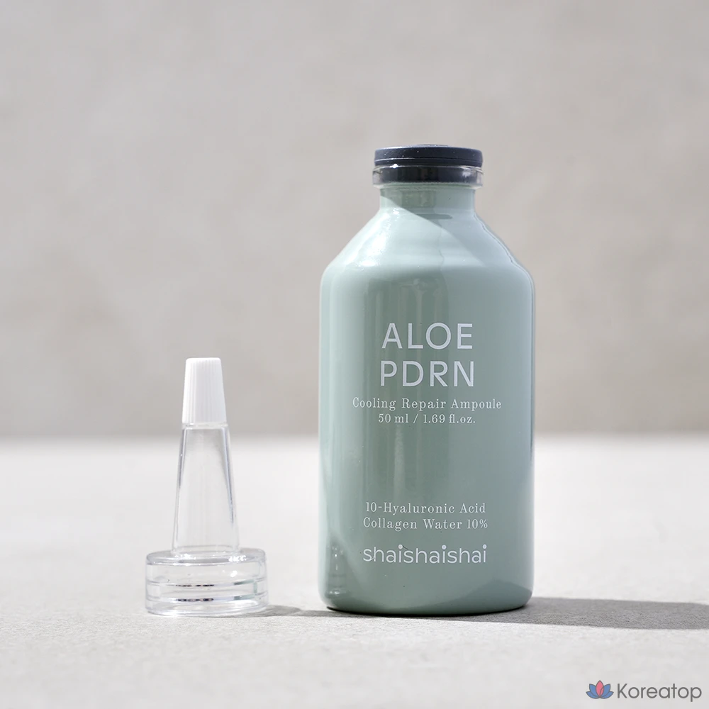 Ампульная сыворотка SHAISHAISHAI Aloe POLN Cooling Repair Ampoule, 50 мл, 1 шт.