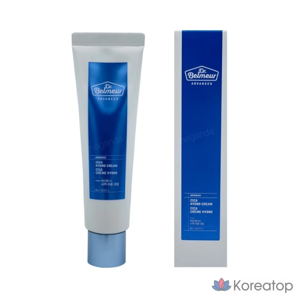 Увлажняющий крем The Face Shop Dr. Belmer Advanced Cica, 60 мл, для чувствительной кожи.