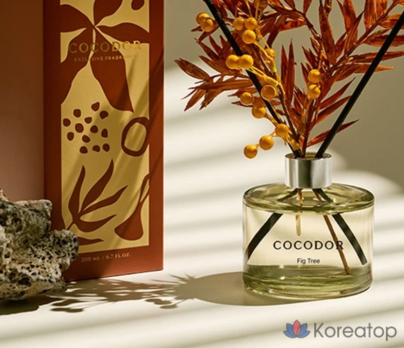 Диффузор для дома Cocodor Four Seasons Diffuser Set, Yangjae Flower Market, Oasis, Fig, Black Cherry, 1 шт.