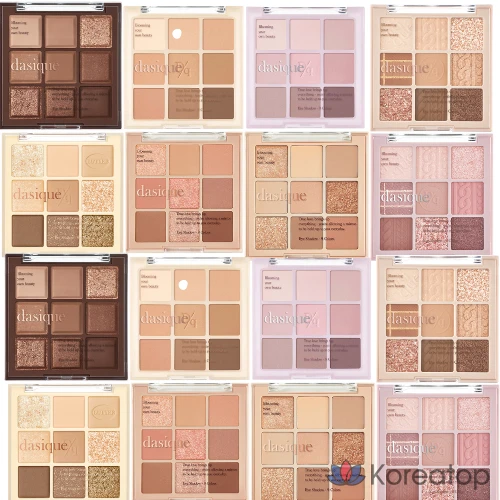 Палитра теней Dasique, 024 Muted Nuts, 1 шт.