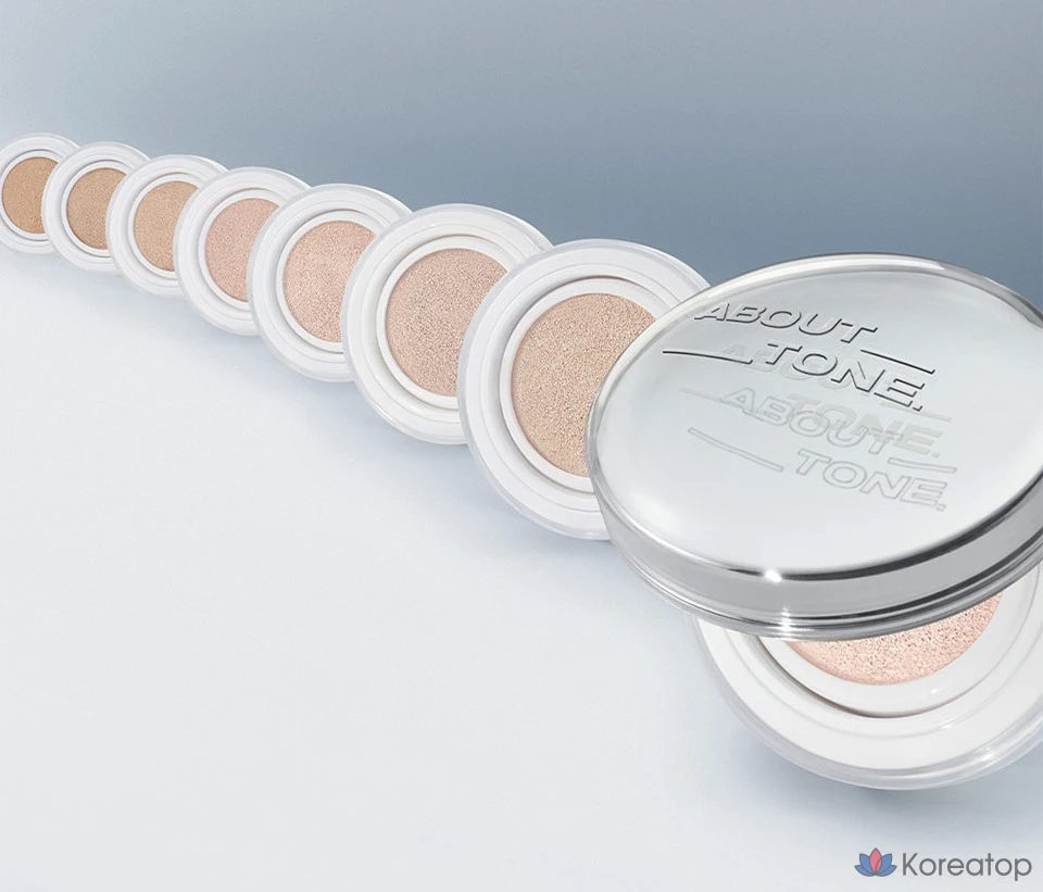 Тональный крем-кушон ABOUT TONE Skin Layer Fit Cushion 13 г, оттенок 21,5 Cool Beige, 1 шт.