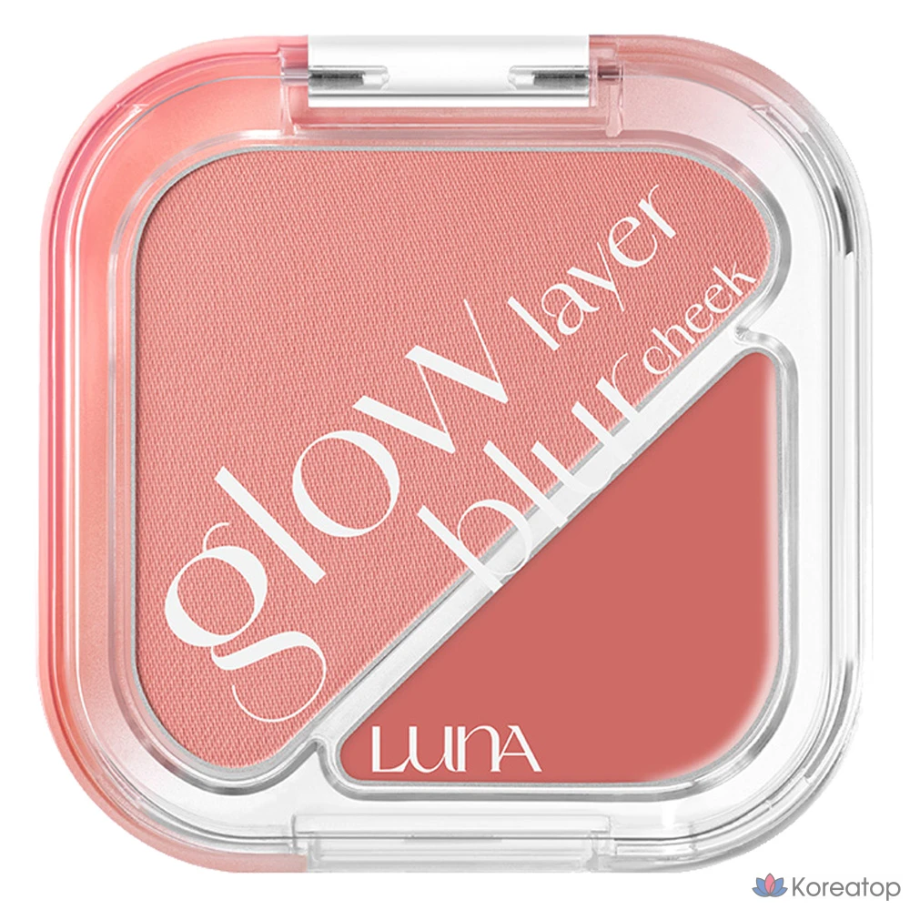 Румяна Luna Glow Layer Blur Cheek Blusher, оттенок 09 Pink Leaf, 1 шт.