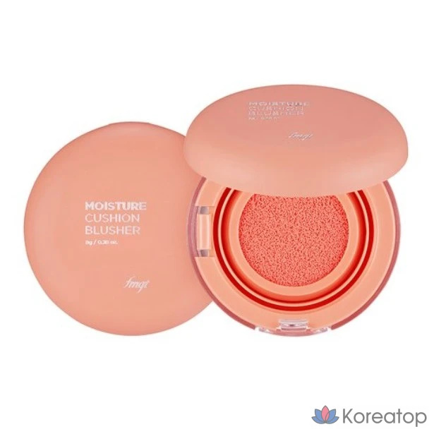 Увлажняющие румяна-кушон The Face Shop 8 г, 03 CORAL, 1 шт.