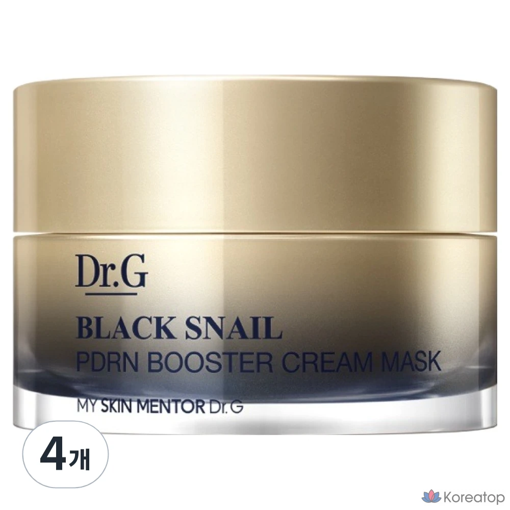 Крем-маска Dr.G Black Snail PDRN Booster Cream Mask, 50 мл, 1 упаковка, 4 упаковки