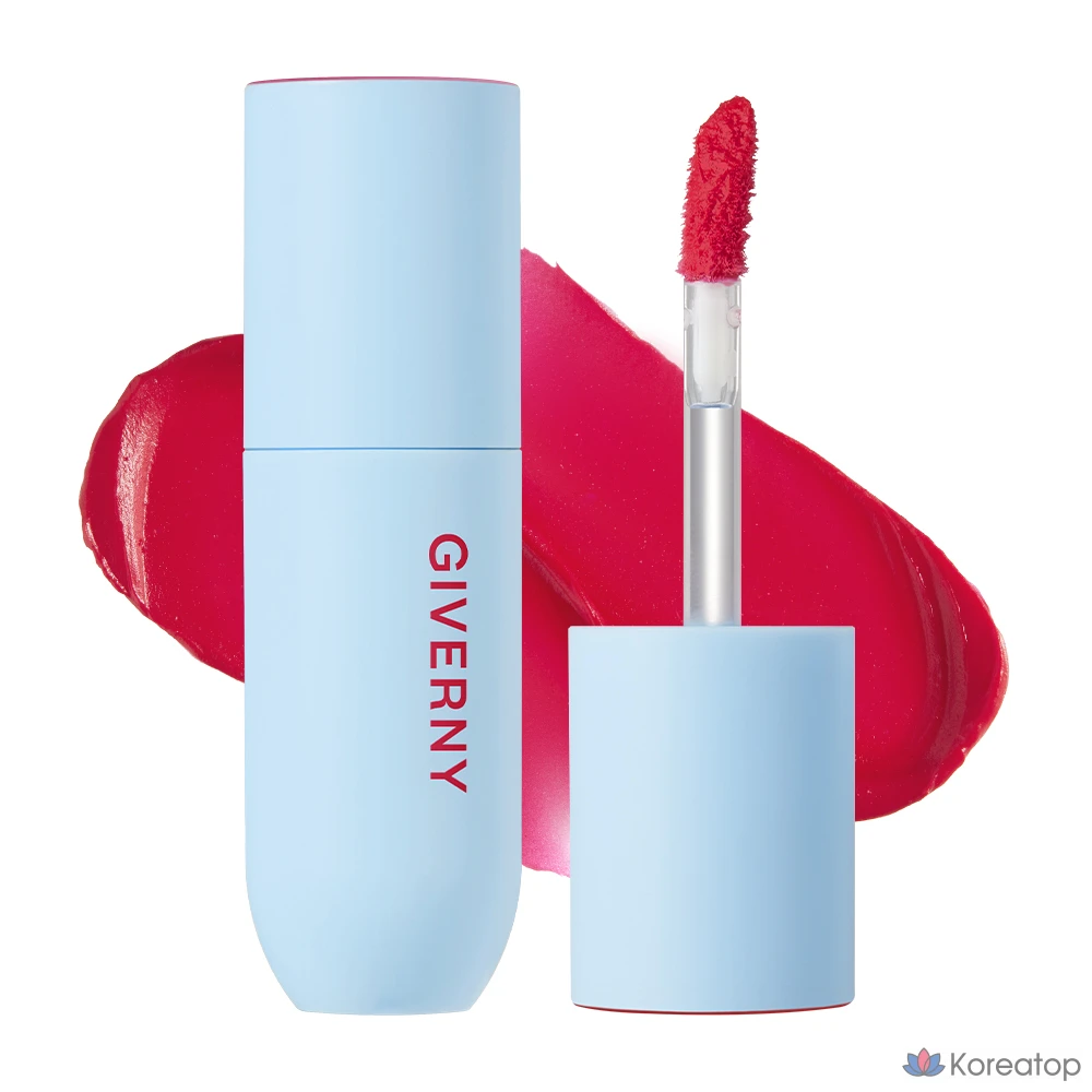 Полупрозрачный тинт для губ Giverny Fluffy Sheer Tint, 1 шт., 3,5 г, оттенок 07 Chilling Cherry.