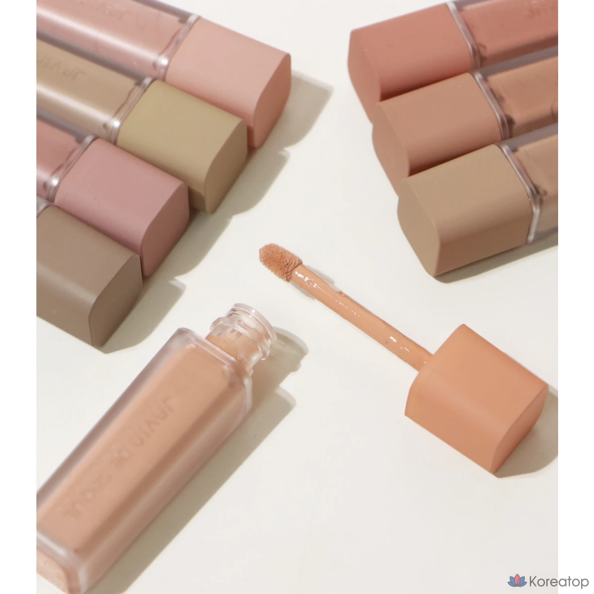 Праймер для век № 1 Multi-Priming Javind Seoul Wink Eye Shade Primer, 15 оттенков Lively Peach (Pop Peach), 1 шт., фото 5