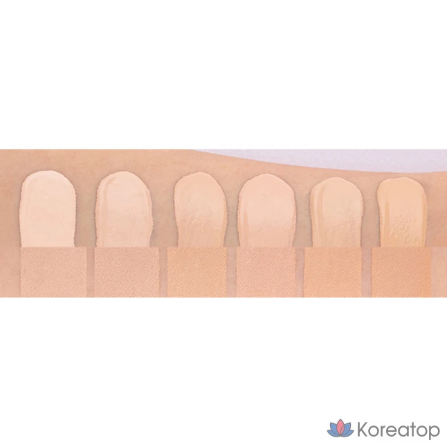 Набор тональных кремов Vanillaco Covericious Ultimate White Cushion Foundation 14 г + сменный блок 14 г, 21 оттенок Rose, 1 шт., фото 10