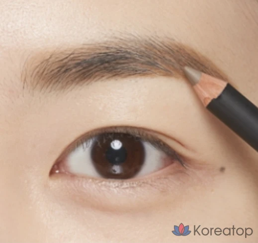 Карандаш для бровей Missha Smudgeproof Wood Eyebrow Auto Pencil, серо-коричневый, 1 шт., фото 3