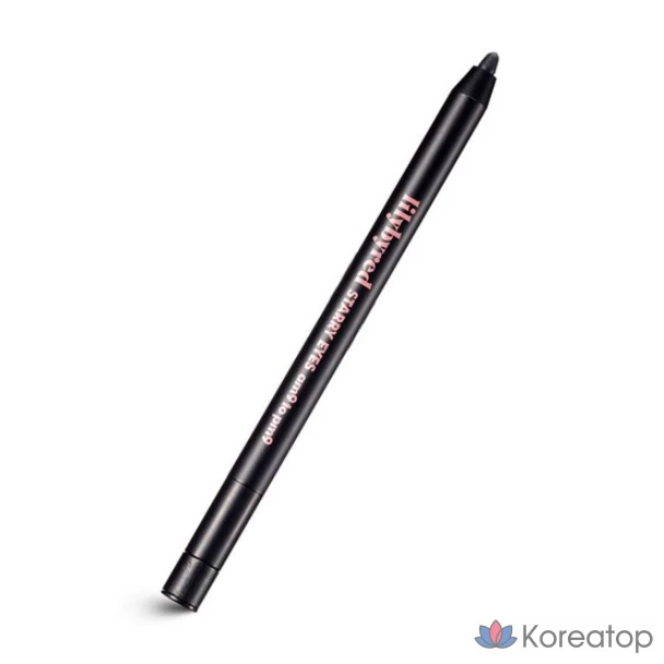 Гелевая подводка для глаз Lilybyred Stareyes Nine to Nine, 0,5 г, № 6, матовый черный, 1 шт.