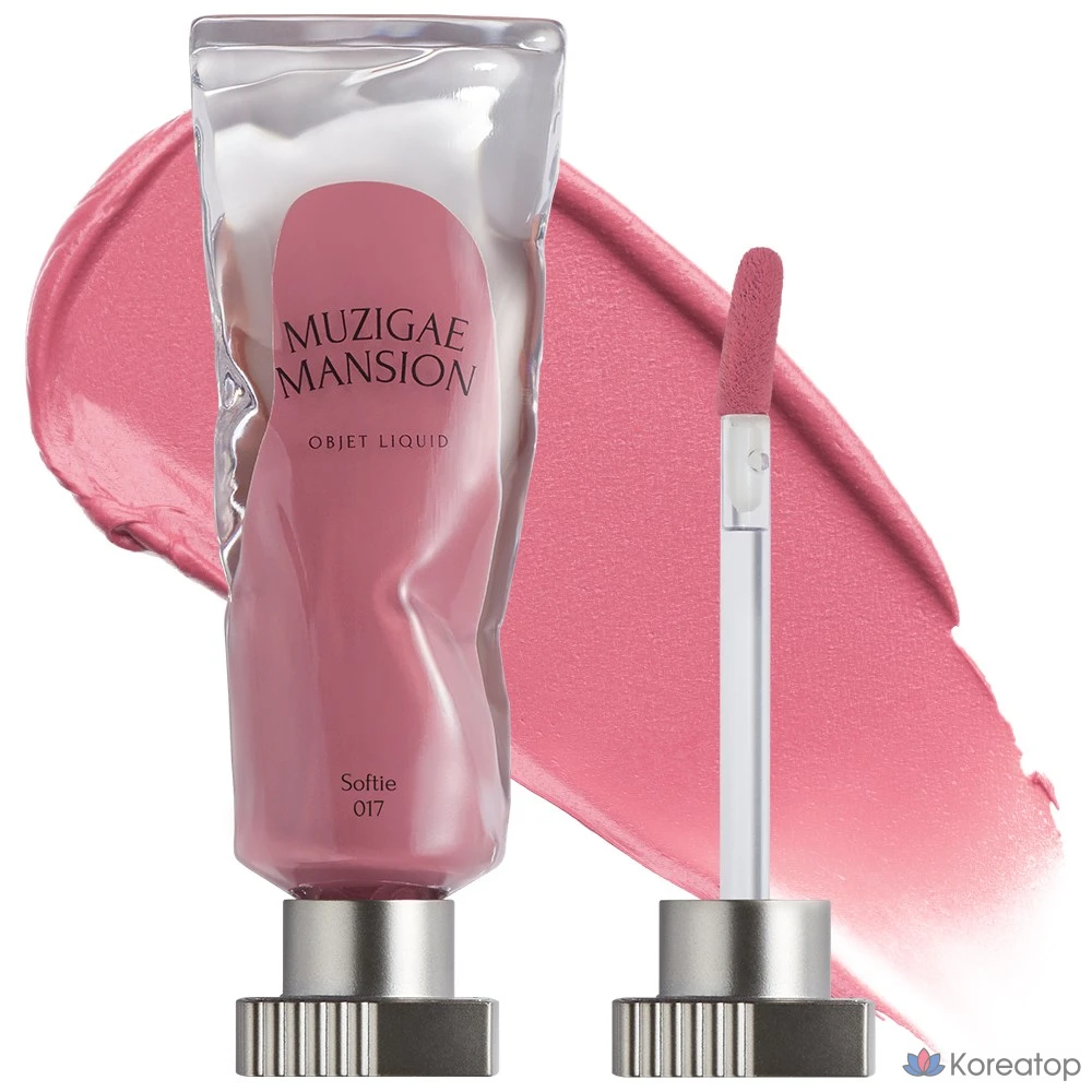 Тинт для губ Muzigae Mansion Objet Liquid Tint, оттенок 017 Softie, 6 мл, 1 шт.