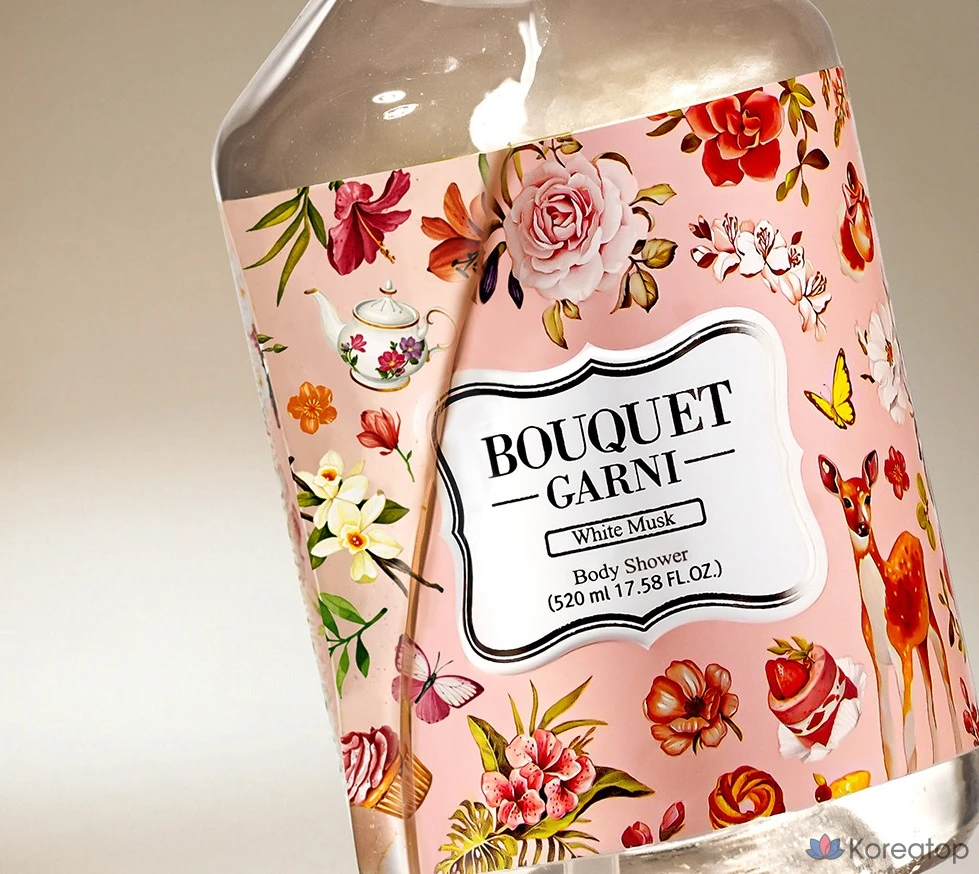 Гель для душа Bouquet Garni с ароматом белого мускуса, 520 мл, 1 шт.