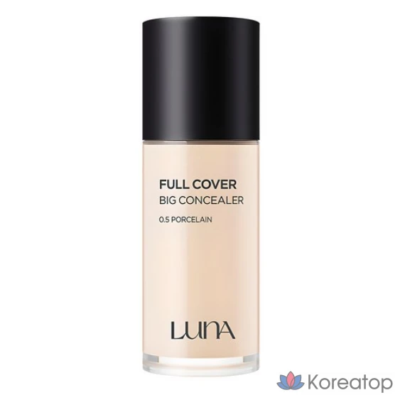 Luna Long-Lasting Full Cover Big Concealer, 40 г, 1 шт., цвет 0,5 фарфор.