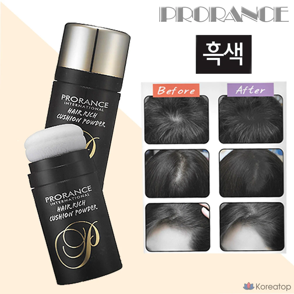 Prorance Hair Rich Cushion Powder — средство для придания объема волосам, натуральный коричневый цвет, 1 шт., фото 4