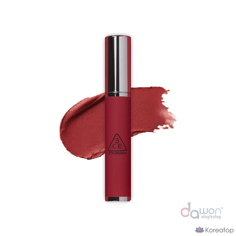 3CE Hazy Lip Clay Whip Red, Whip Red, 4 г, 1 шт.