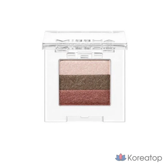 Тени для век Missha Triple Shadow 2 г, № 1, оттенок Brownie Pink, 1 шт.