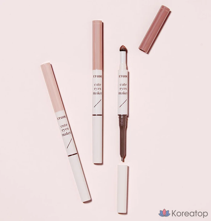 Подводка для глаз Etude House Aegyo-sal Maker Liner 0.1g + блестки 0.5g, оттенок «Розовый с мерцанием», 1 шт., фото 6