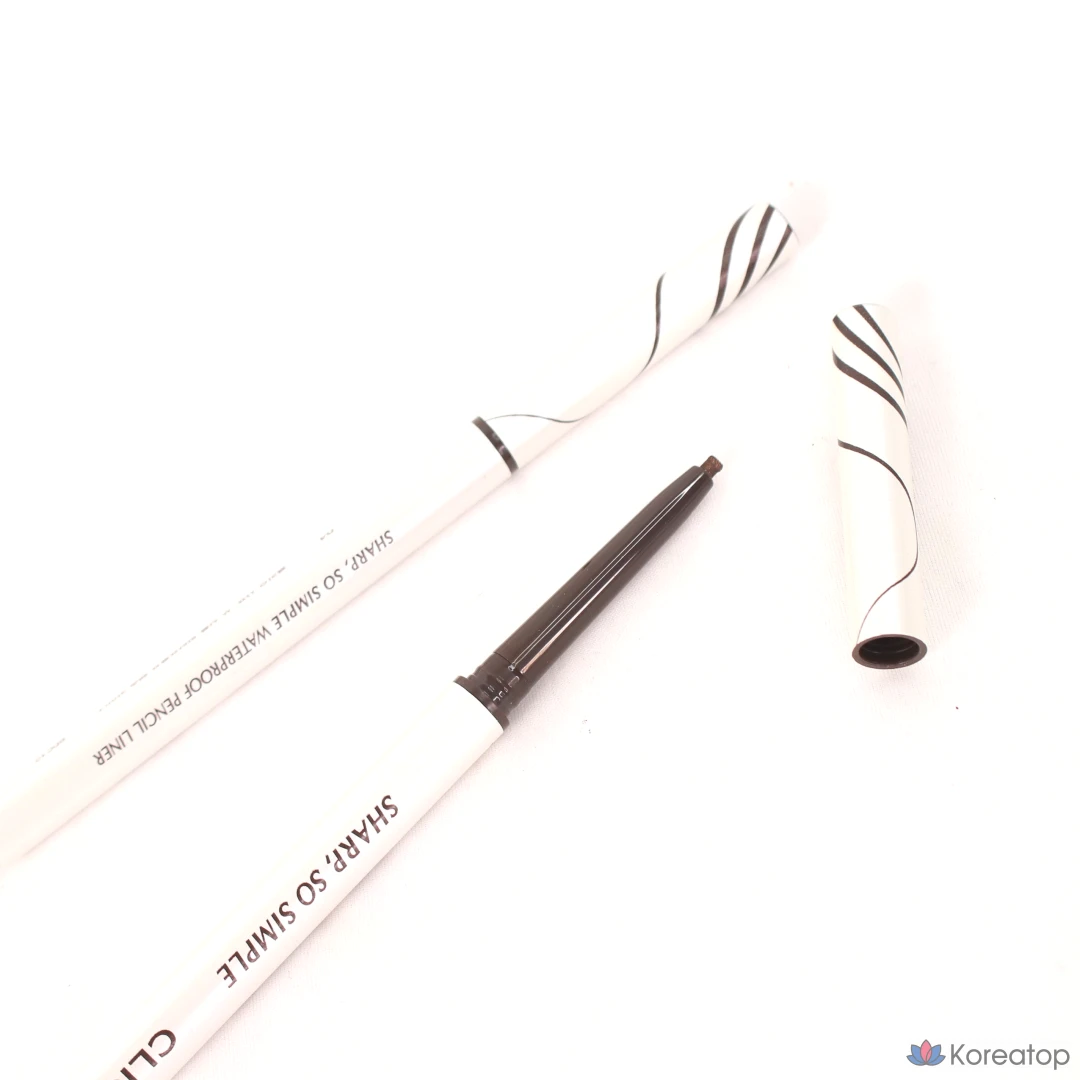 Водостойкий карандаш для глаз Clio Eyeliner Sharp So Simple, № 7, кремовый, цвет слоновой кости, 1 шт., фото 3