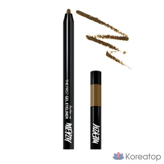 Гелевая подводка для глаз MERZY the First, 0,5 г, оттенок G3, янтарно-бронзовый, 1 шт.