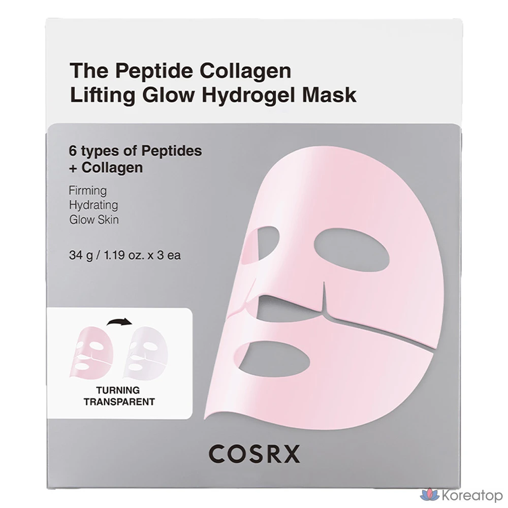 Гидрогелевая маска COSRX с пептидным коллагеном, 3 шт., 1 шт.