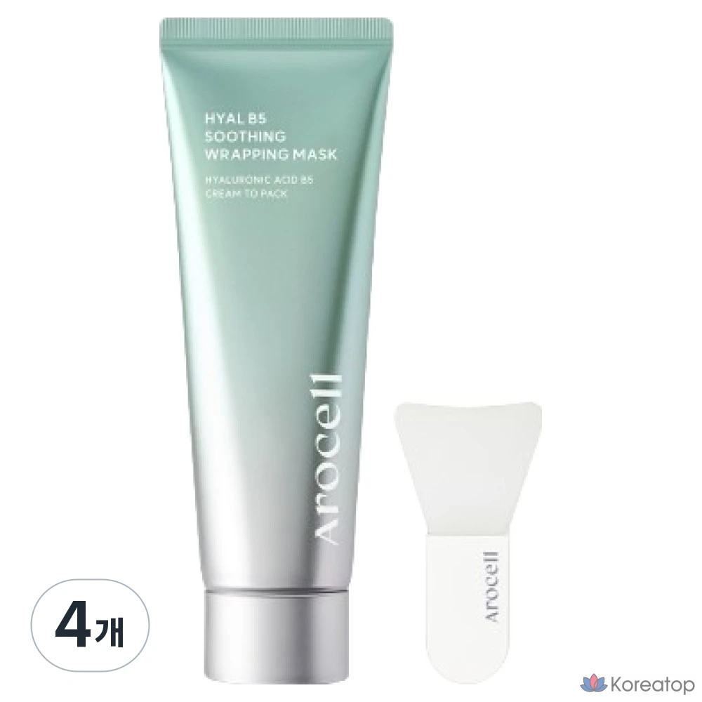 Успокаивающая обертывающая маска Arocell Hyal B5, 80 мл, 1 упаковка, 4 штуки.