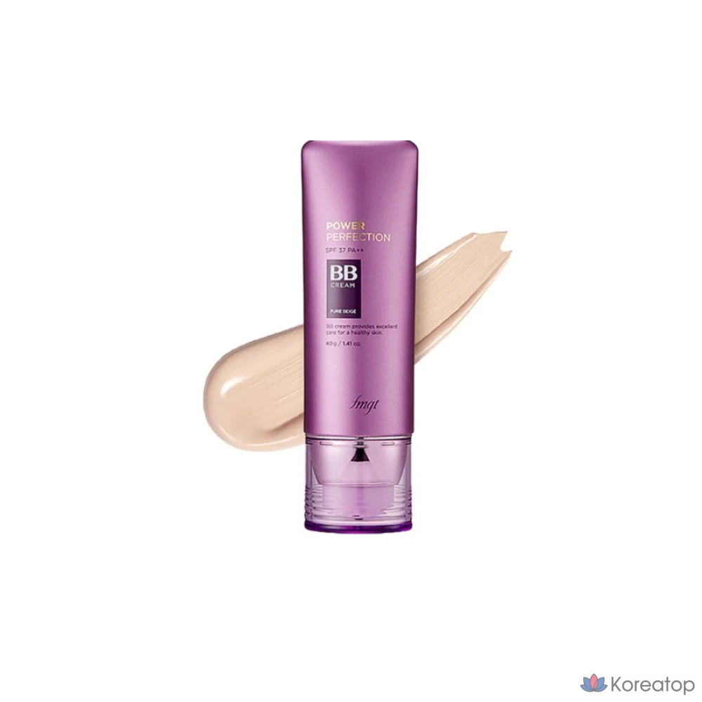 BB-крем The Face Shop Power Perfection SPF 37 PA++, V103 Pure Beige, 40 г, 1 шт.