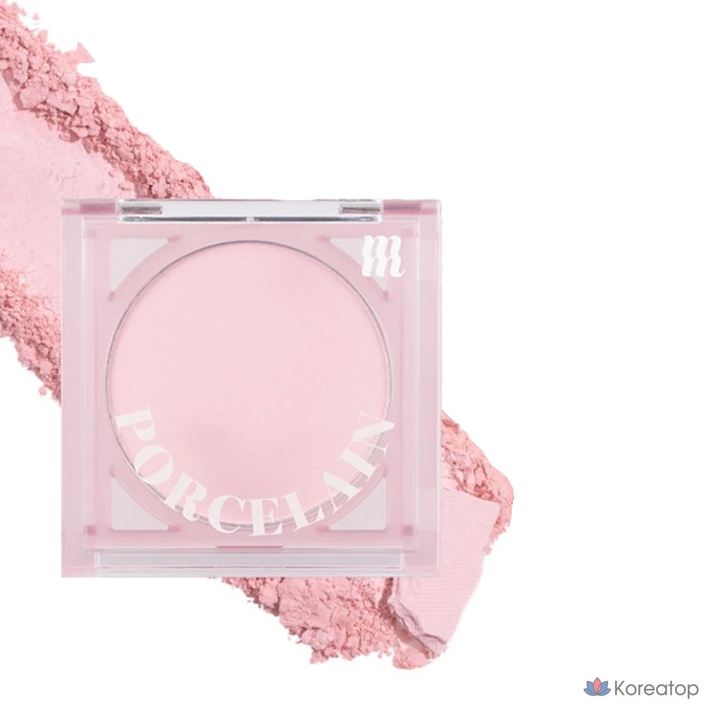 Румяна MERZY Porcelain Cheek Blusher 4,2 г, оттенок Pairing Pink, 1 шт., фото 4