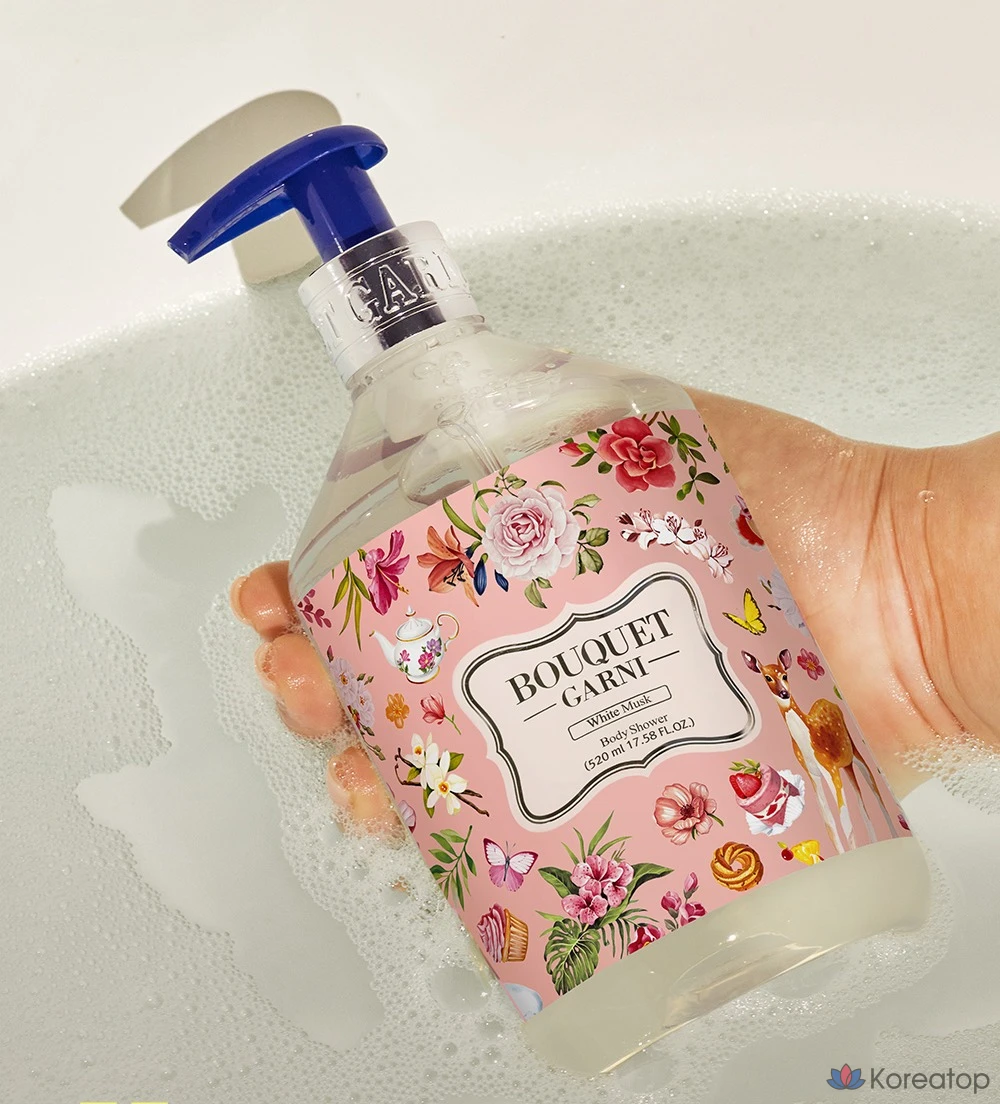 Гель для душа Bouquet Garni с ароматом белого мускуса, 520 мл, 1 шт.
