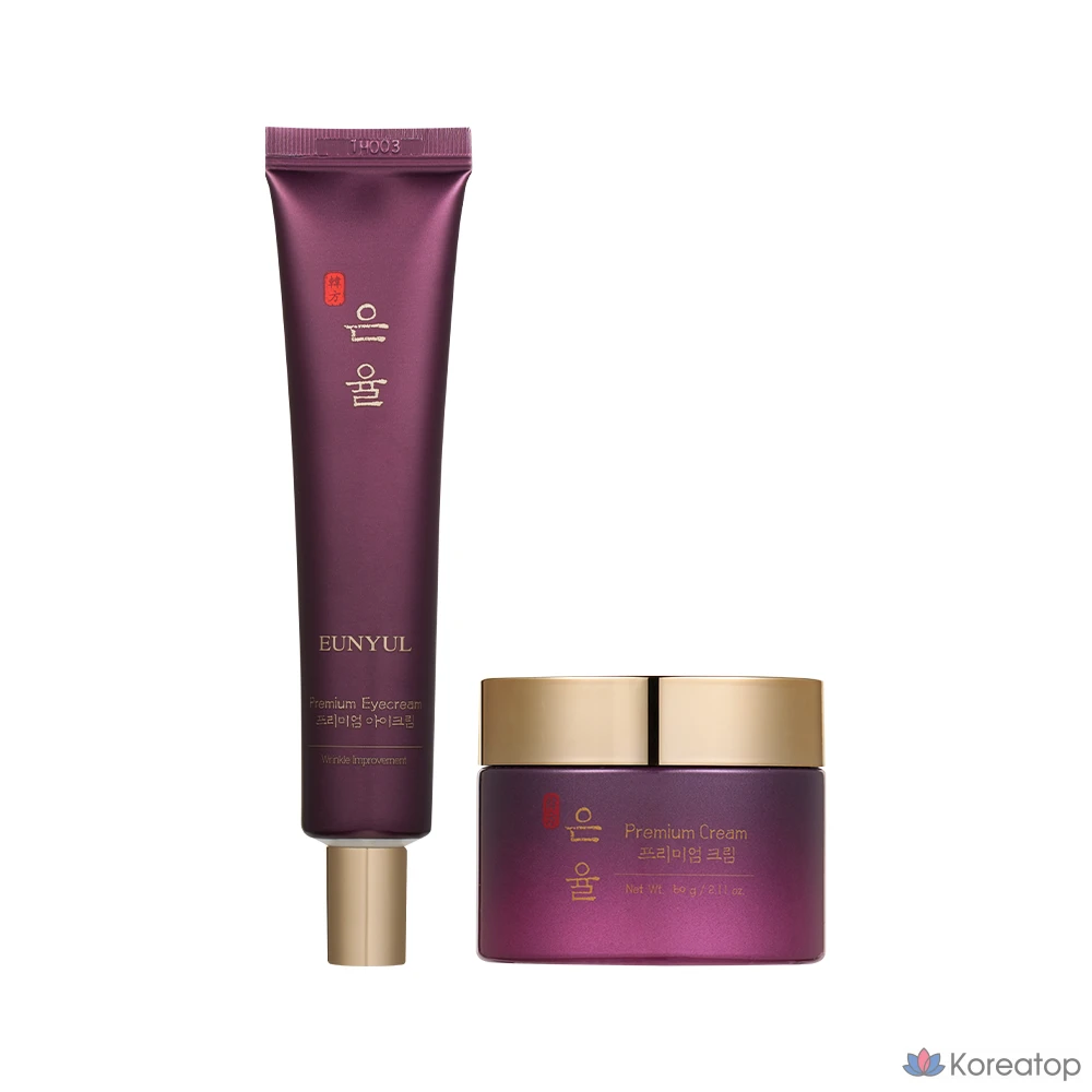 Eunyul Herbal Cream + Eye Cream, 7 наборов