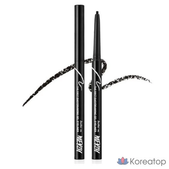 Гелевая подводка для глаз MERZY the First Easy Drawing Gel Eyeliner, 0.14g, EG1 Conte Color, 1 шт.