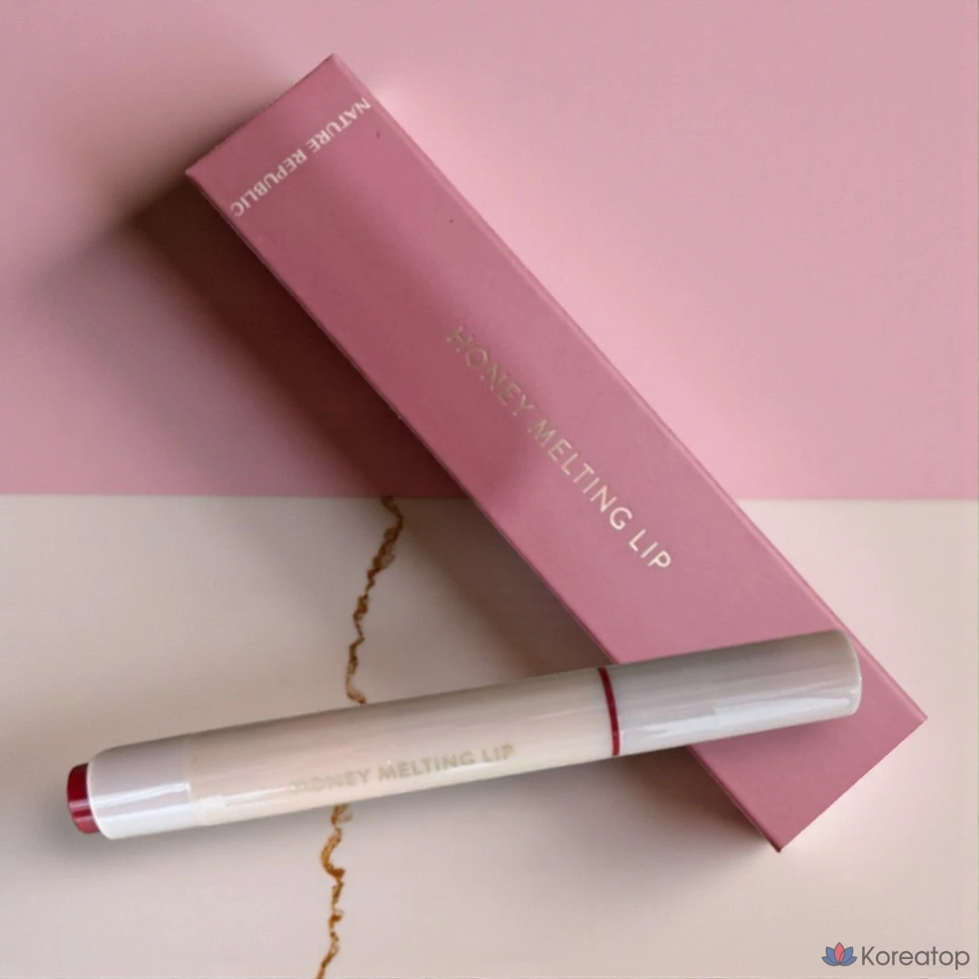 Блеск для губ Nature Republic Honey Melting Lip Lip Gloss Plumping, Chewy Honey Glow, 1 шт., 12 Mood Plumping, фото 2