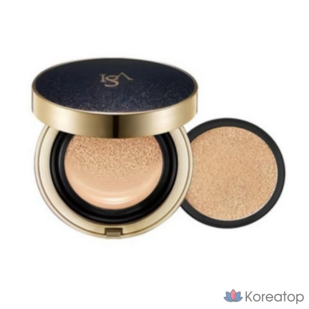 Набор тональных кремов Isa Knox Age Focus Phytopro-Retinol Extreme Cover Cushion + сменный блок 15 г, 23 натуральных бежевых оттенка, 1 шт.