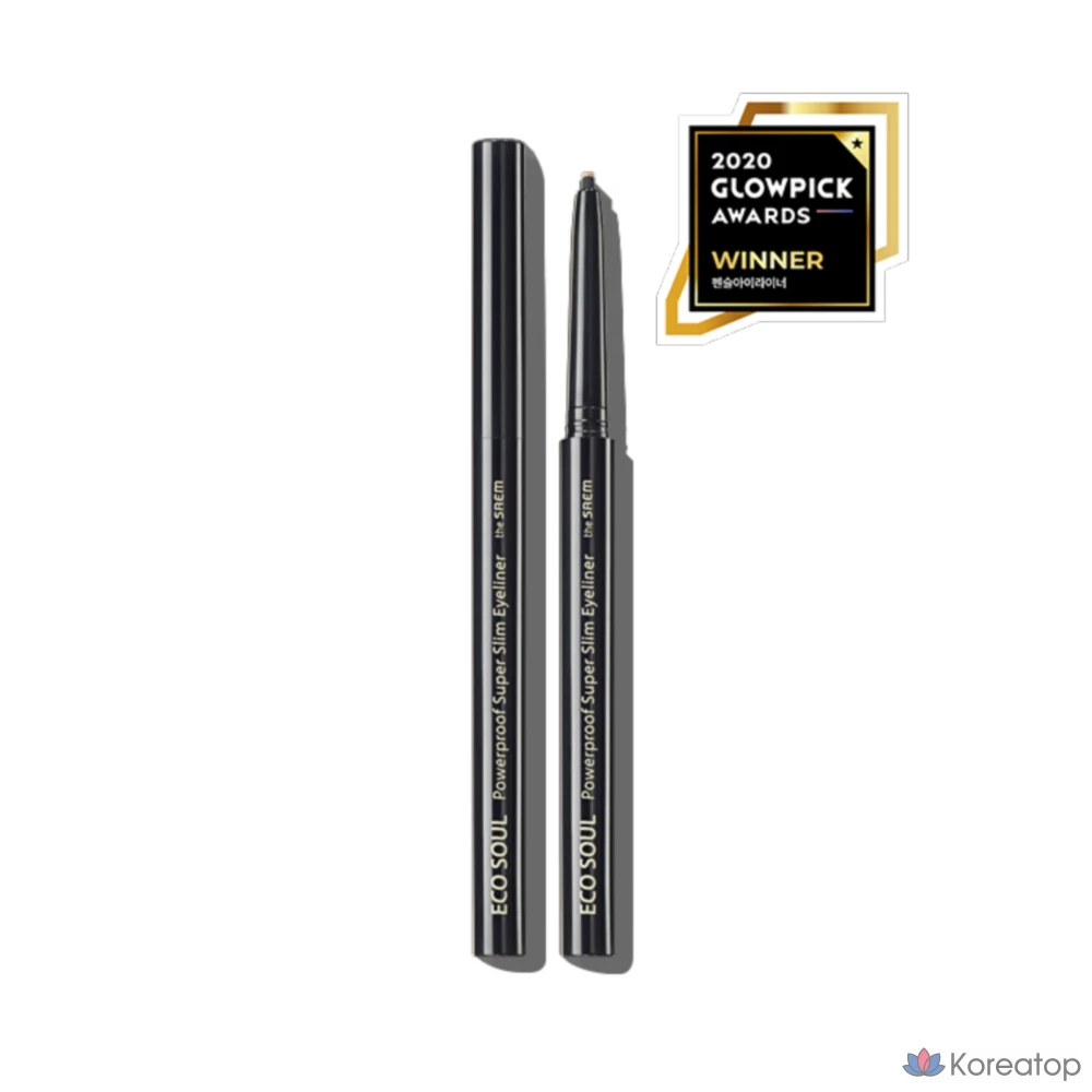 Подводка для глаз The Saem Eco Soul Powerproof Ultra Slim Eyeliner, 5 цветов, 1 упаковка., фото 2