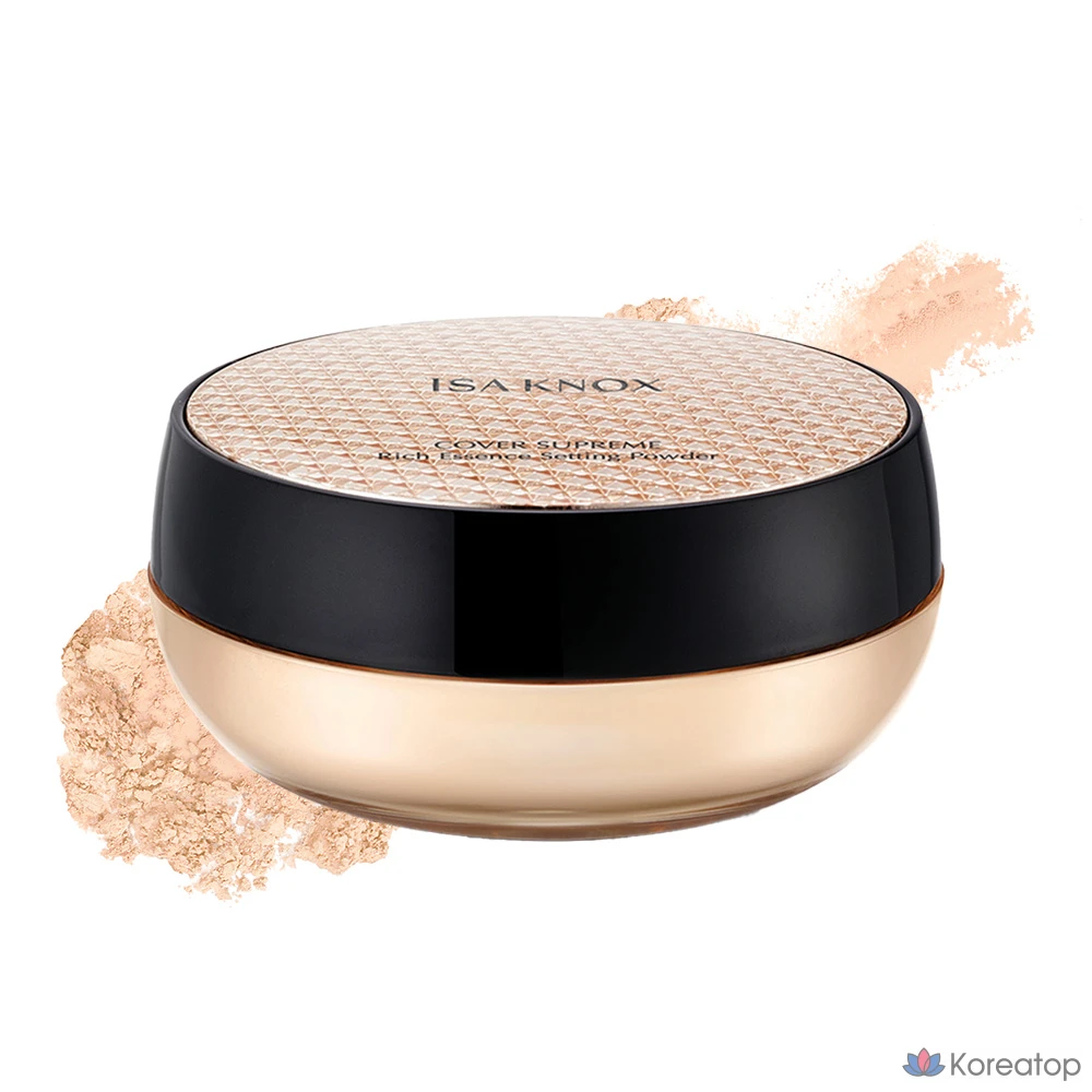 Пудра для фиксации макияжа Isa Knox Cover Supreme Rich Essence Setting Powder, 30 г, № 23, оттенок Natural Beige, 1 шт.