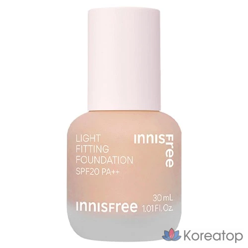 Тональный крем Innisfree Light Fitting Foundation, 30 мл, 1 шт., оттенок 23N Ginger