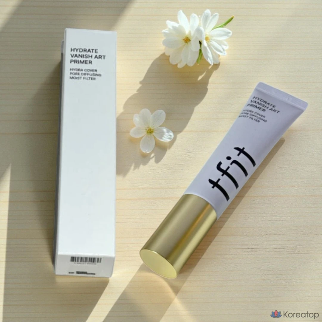 Праймер Tipit Hydrate Vanish Art Primer, гипоаллергенный, белый, 1 шт., фото 2