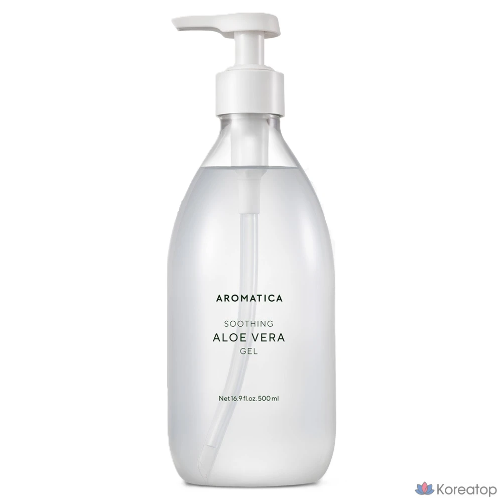 Aromatica Успокаивающий гель алоэ вера, 500 мл, 1 шт.