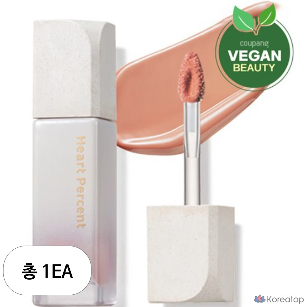 Оттенок для губ Heart Percent Dot On Mood Pure Glow Tint, № 12, карамельно-бежевый, 1 шт.