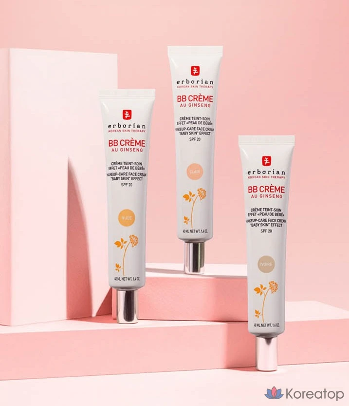 BB-крем Erborian SPF20, цвет слоновой кости, 40 мл, 1 шт., фото 4