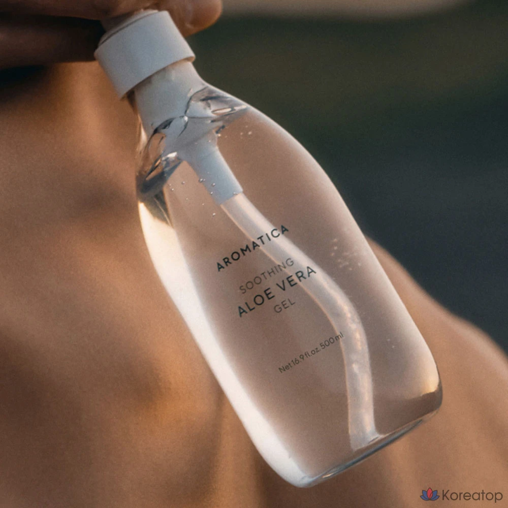 Aromatica Успокаивающий гель алоэ вера, 500 мл, 1 шт., фото 2