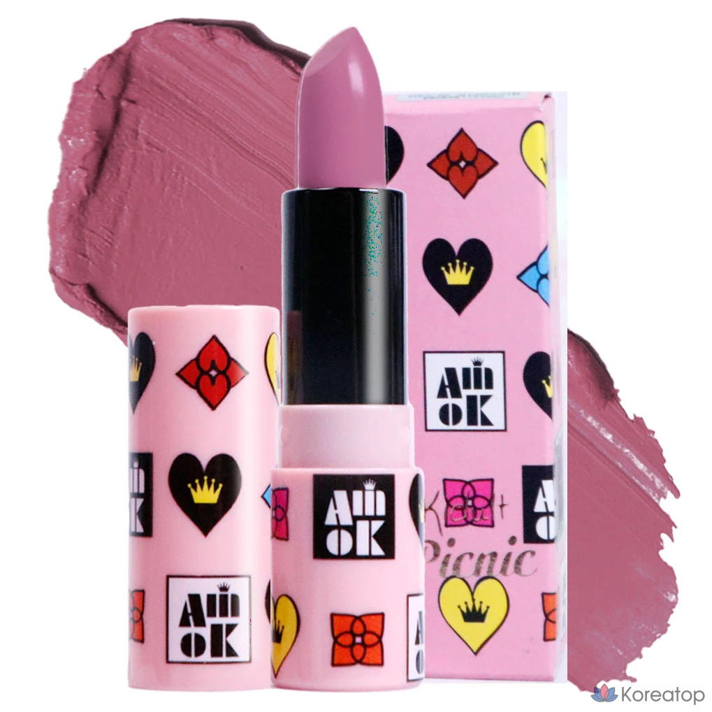 Губная помада YNM Kitult Picnic, S511 Creme de Mauve, 4 г, 1 шт.